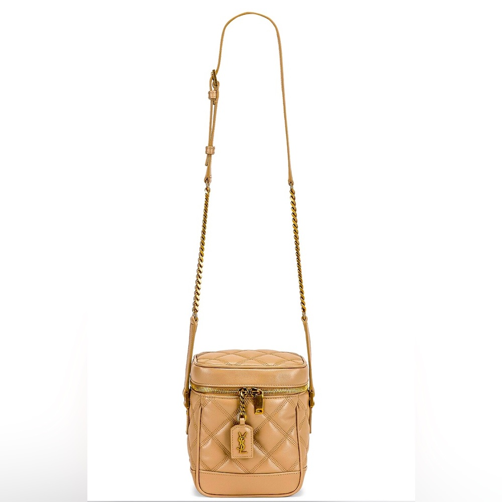 Saint Laurent Vanity Bag - Dark Beige